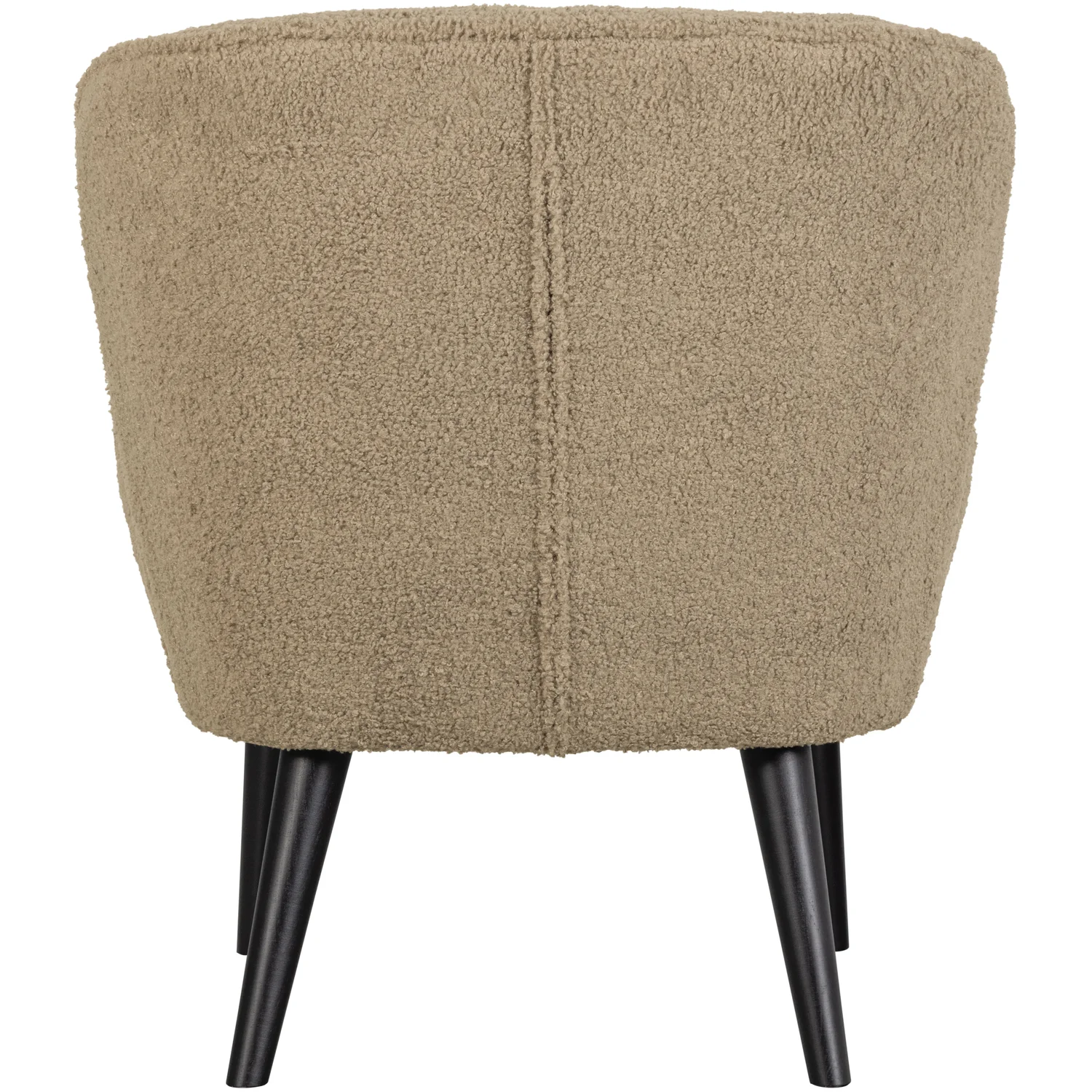 Sessel SARA Teddystoff sandfarben Loungesessel Clubsessel Chair