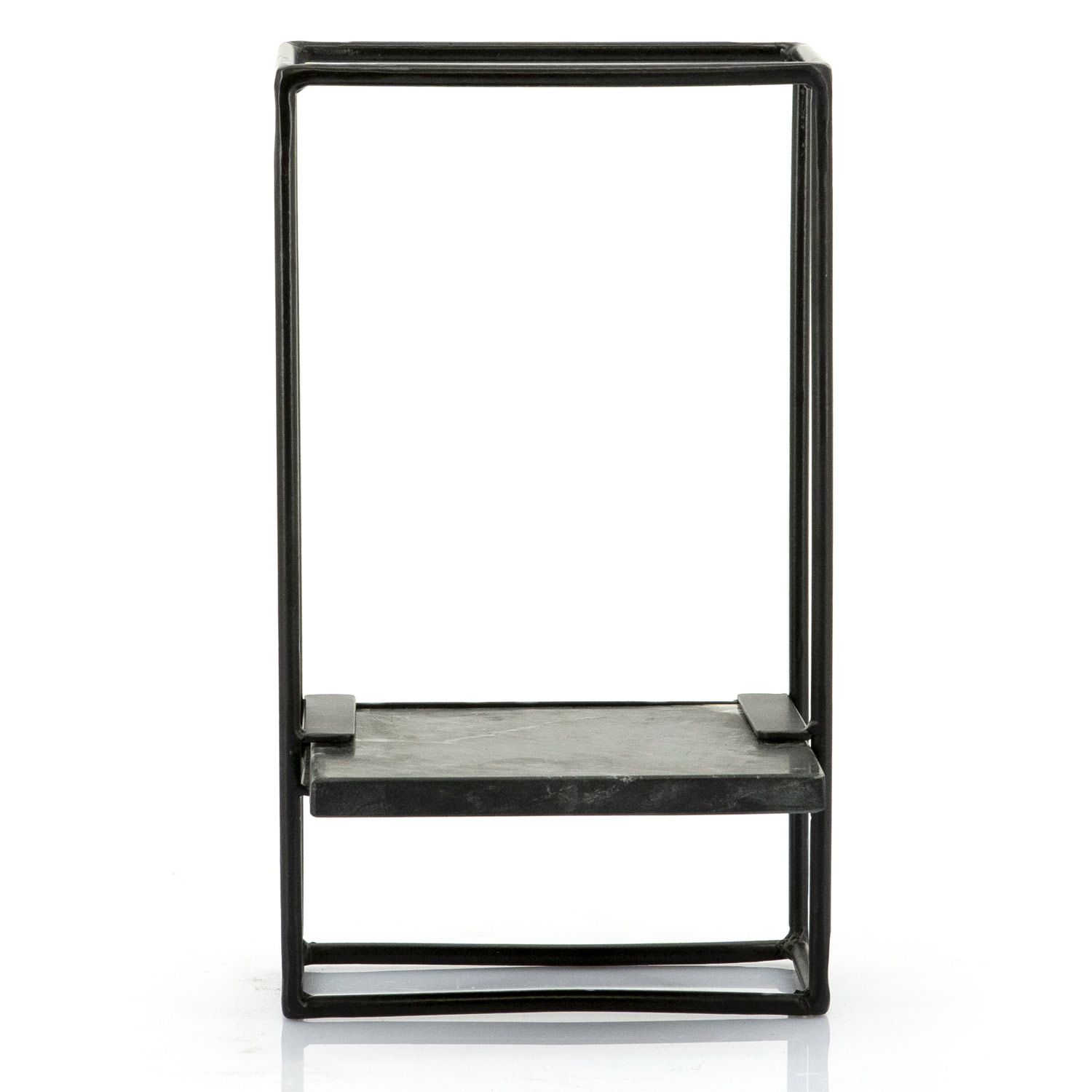 Wandregal Shelly B 20 cm Metall schwarz