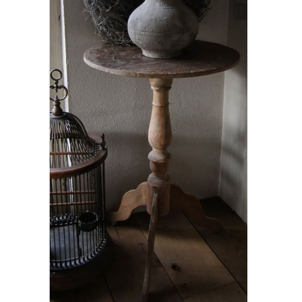 Beistelltisch Bistrotisch Dengkleh Ø 60 cm Tisch Kaffeetisch Massivholz Teakholz