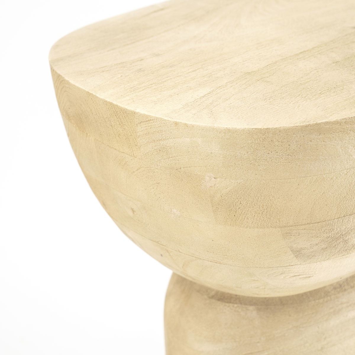 Beistelltisch COBBLE natur Holz rund
