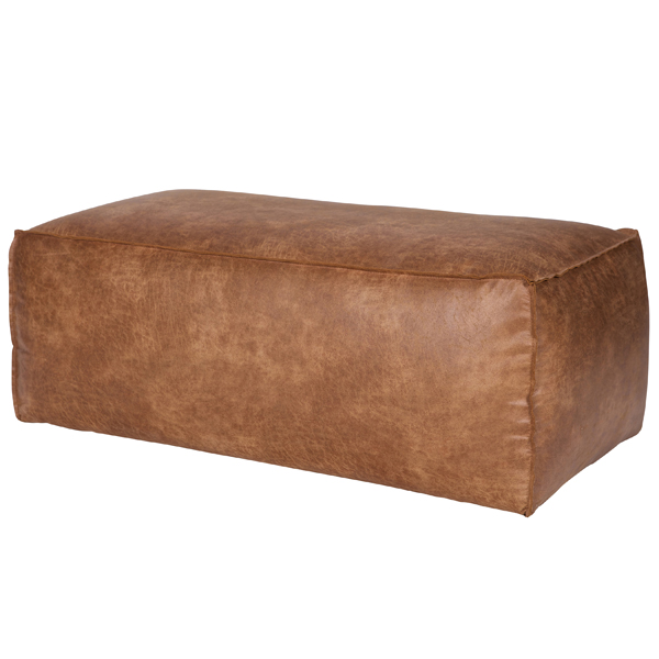 Sitzhocker RODEO Leder Hocker cognac