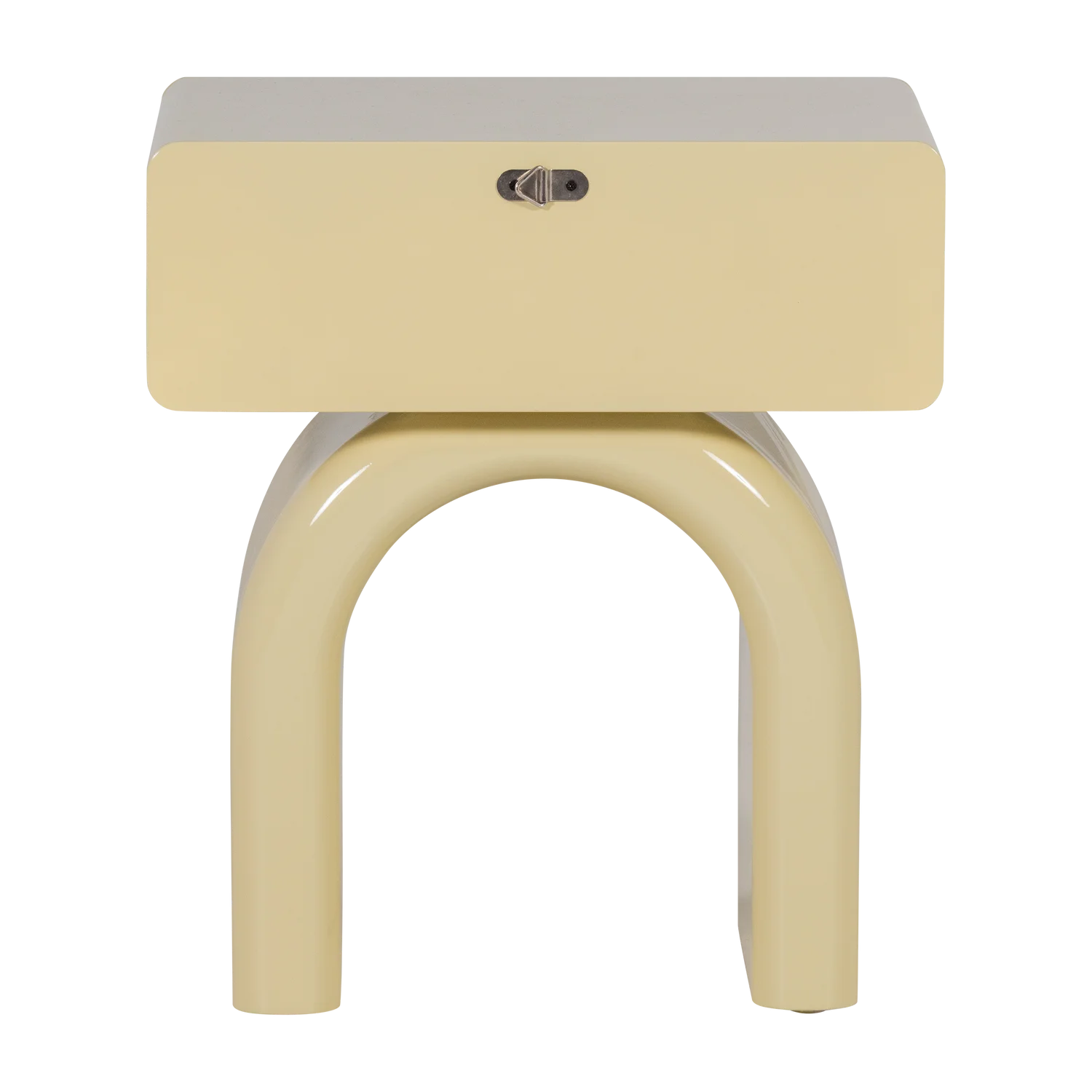 Nachtschränkchen ZOREL H 40 cm mit Schublade MDF zartes grün