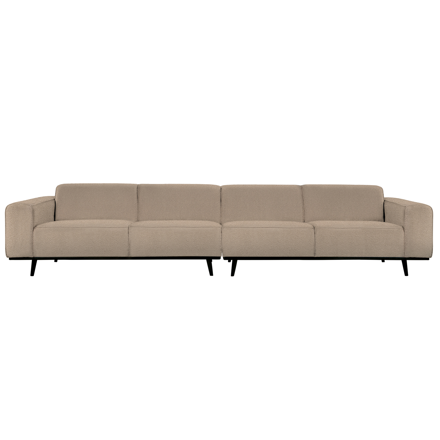 4 Sitzer Sofa STATEMENT XL Bouclé beige Couch Garnitur Couchgarnitur
