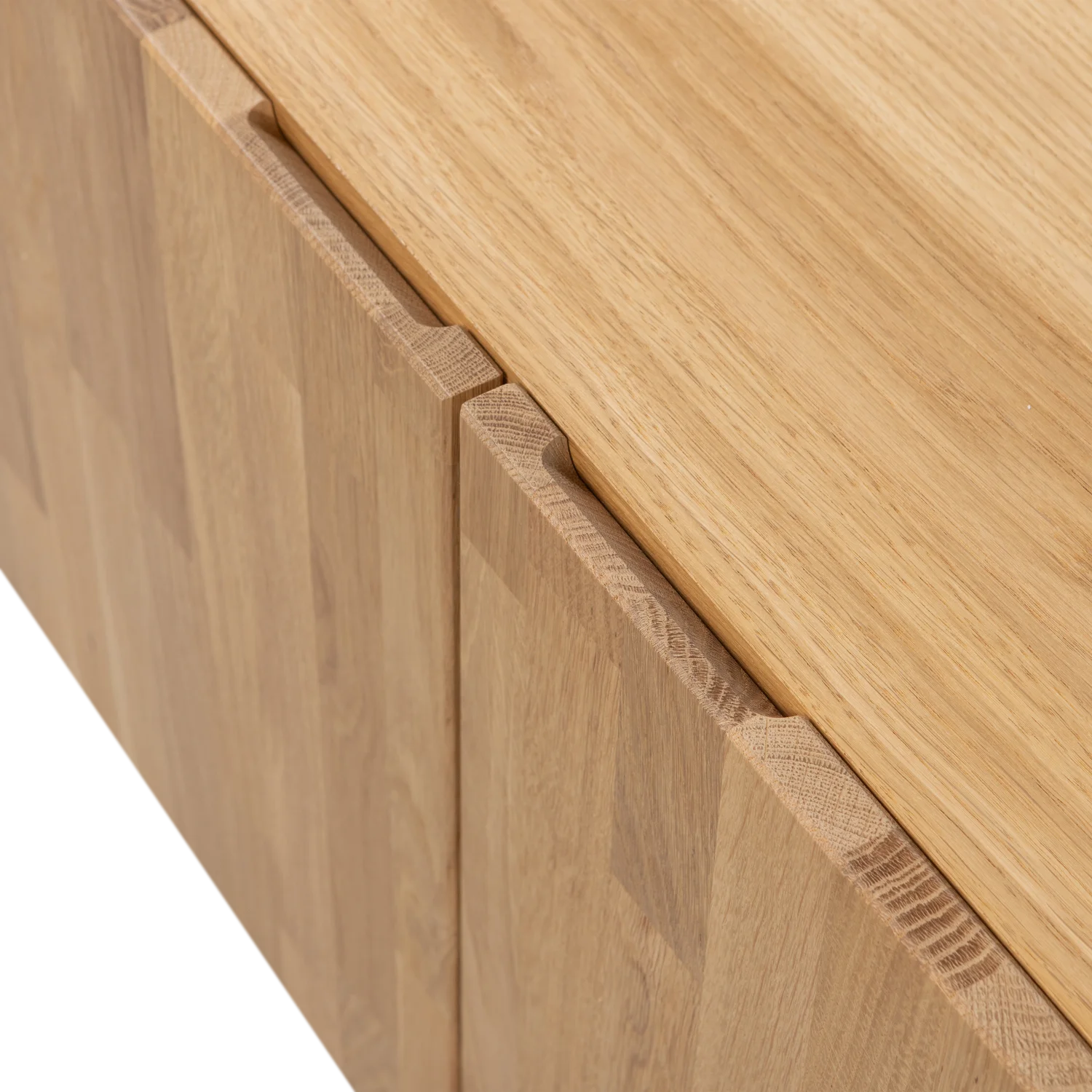 TV Möbel Lowboard BONO Gravure 180 cm Eiche natur