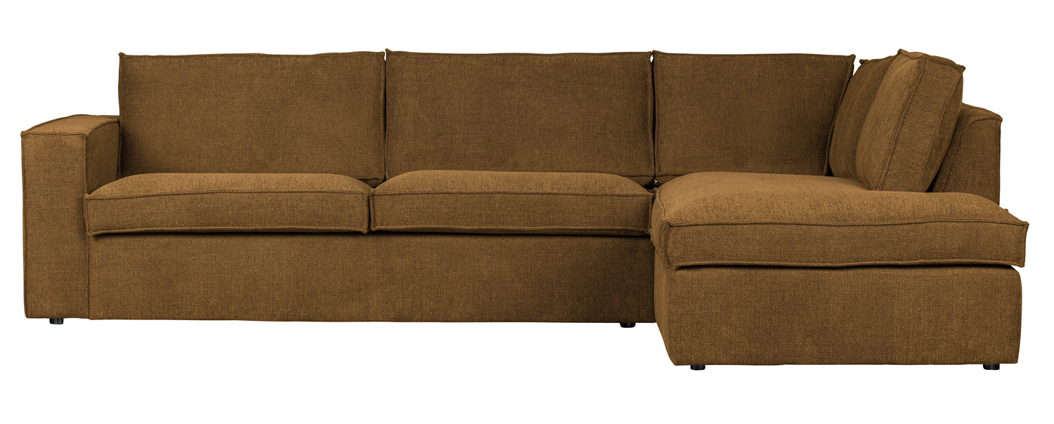 Woood Ecksofa Freddie bronze Chaiselongue rechts