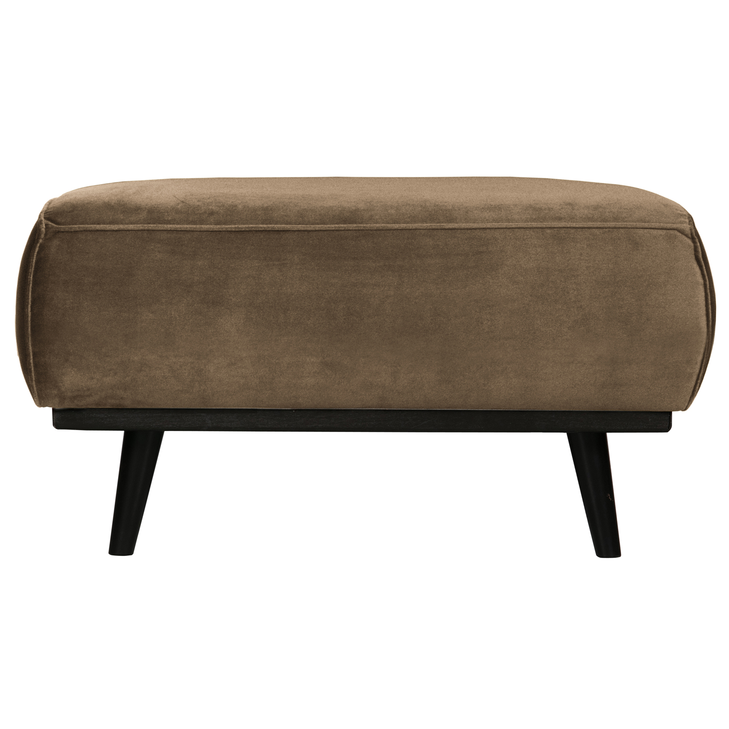 Hocker Polsterhocker Statement Samt taupe
