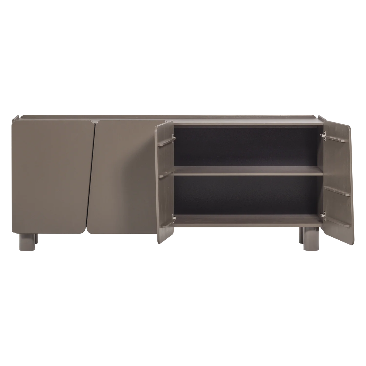 Kommode ROOT B 200 cm Kiefernholz Truffle Braun 