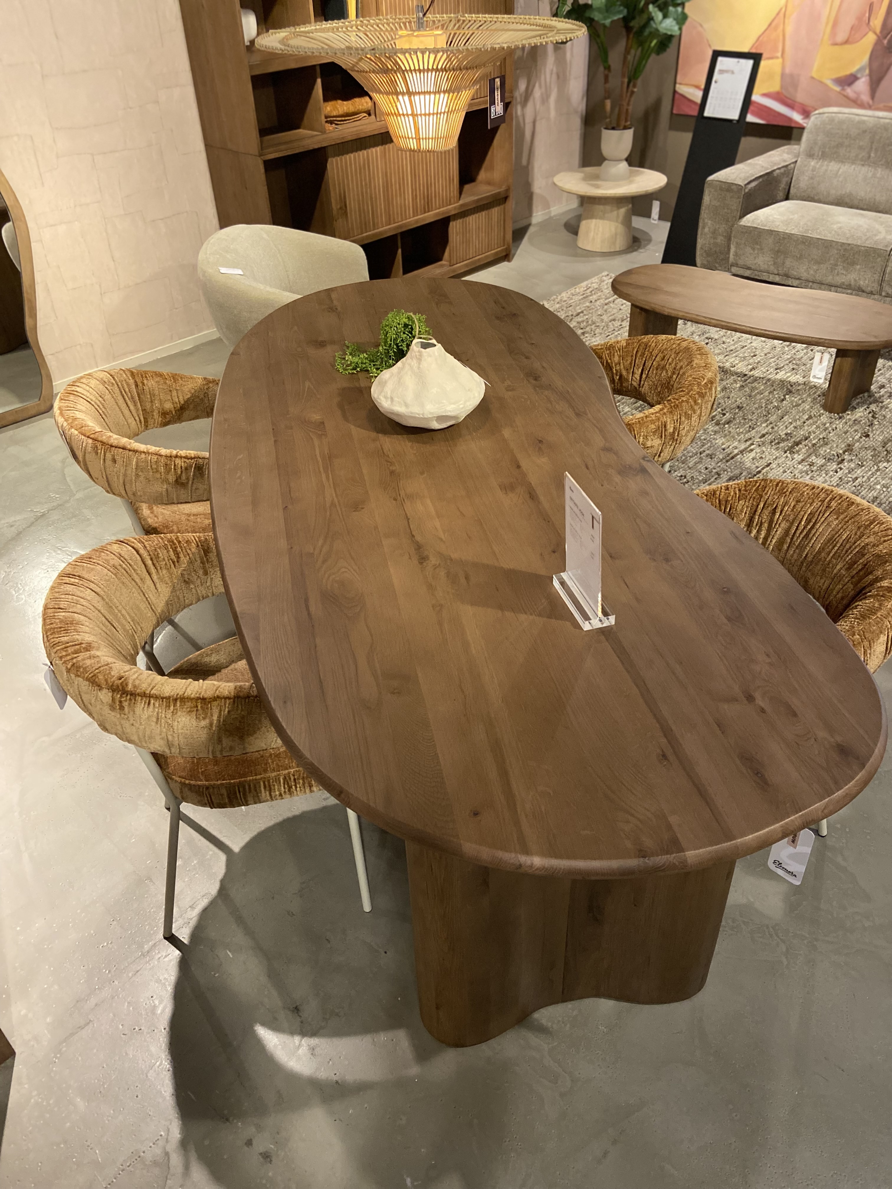Esstisch JOSH 250 x 110 cm Eiche braun