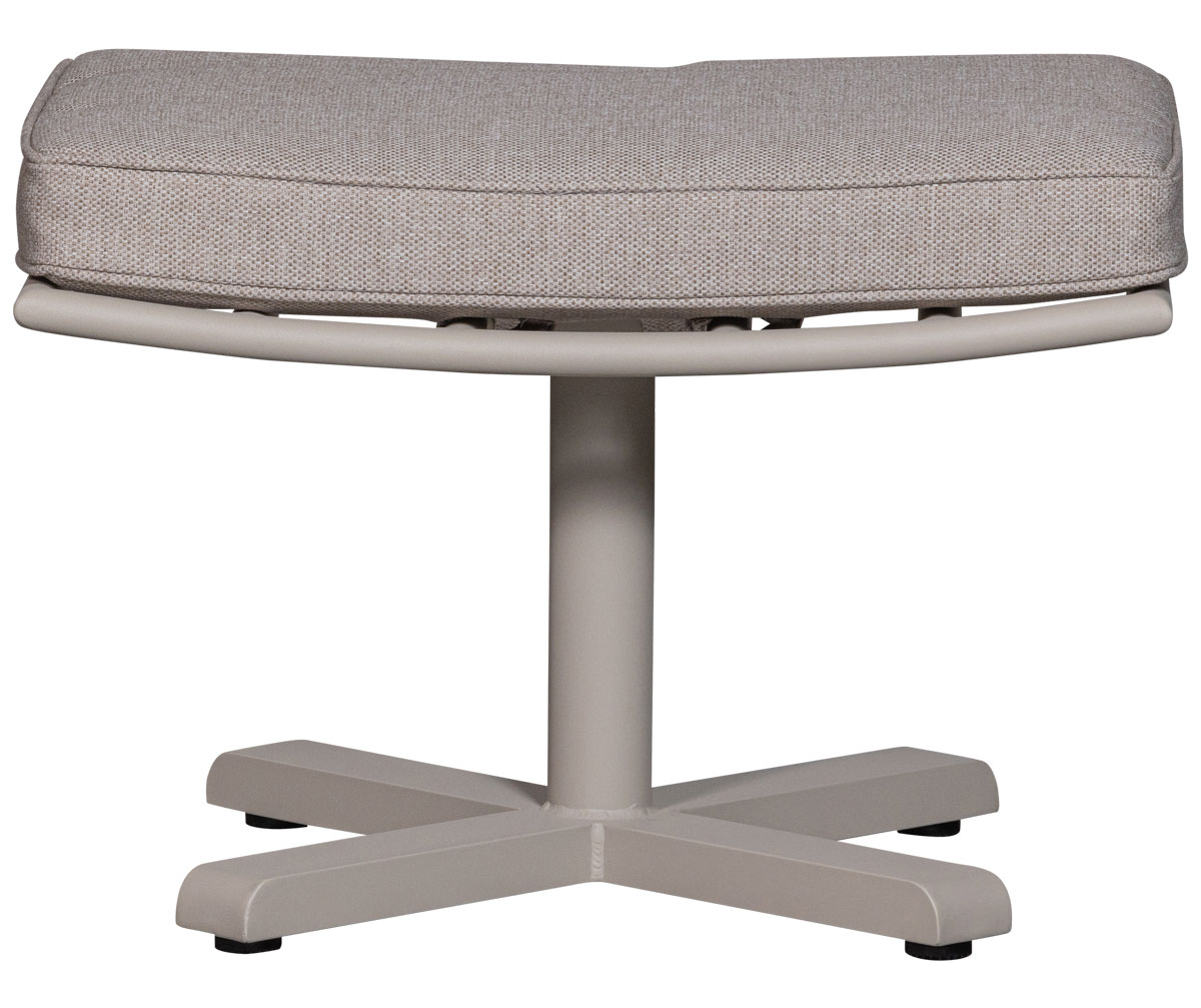 Gartenmöbel Lounge Hocker COOSA Alu sandfarben