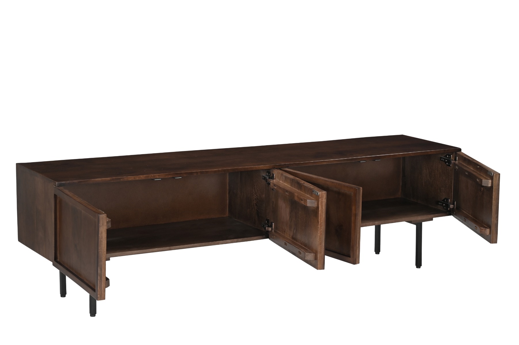 TV Möbel Lowboard Elan 180 cm Mangoholz braun