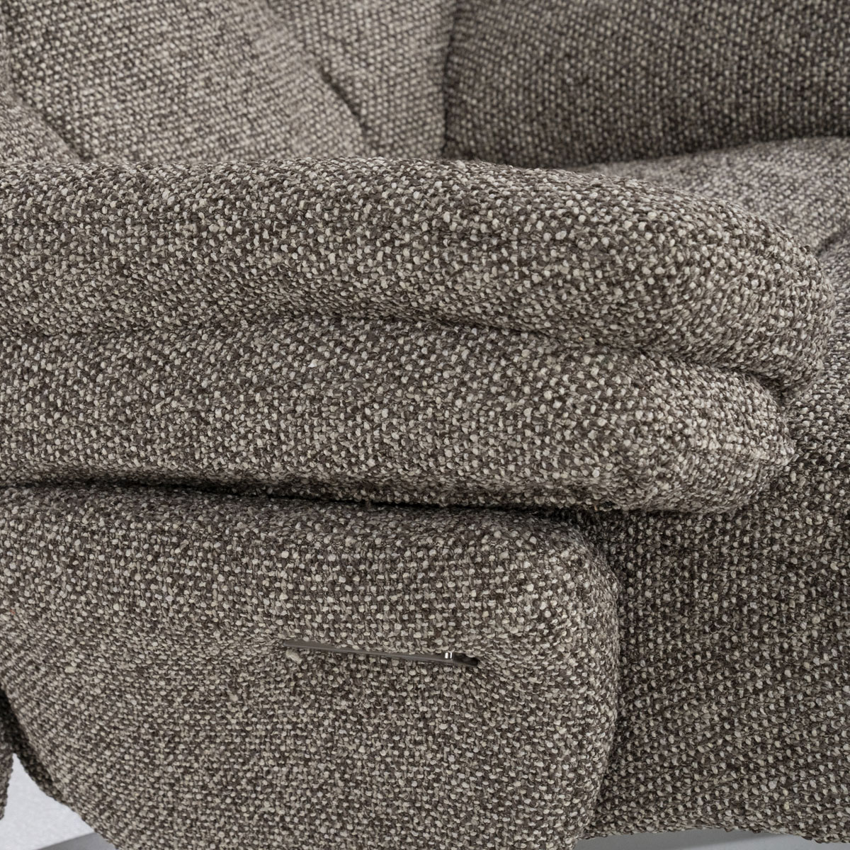 Relaxsessel Caleb elektrisch verstellb. mit Hocker Stoff taupe