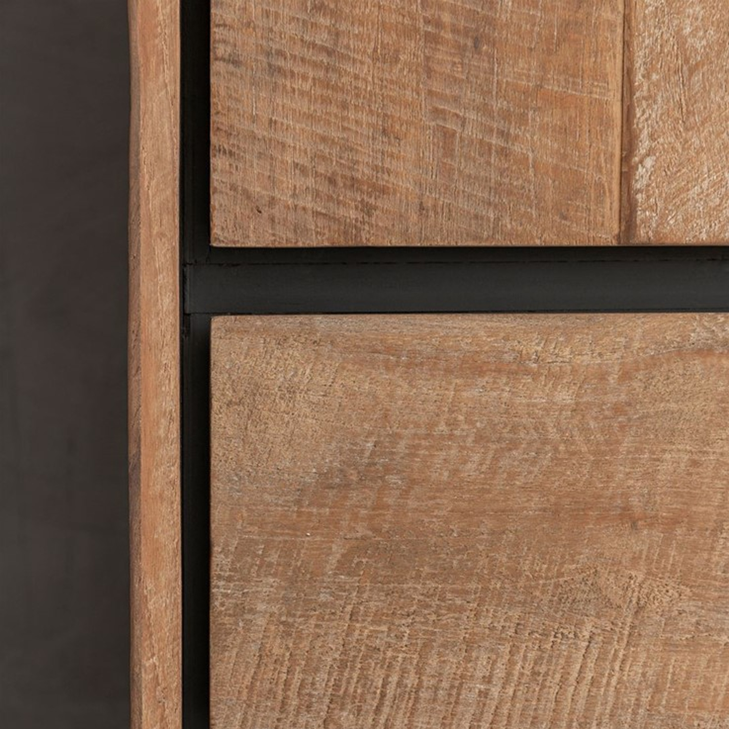 DTP Home Highboard Schrank Metropole H 210 cm Teakholz