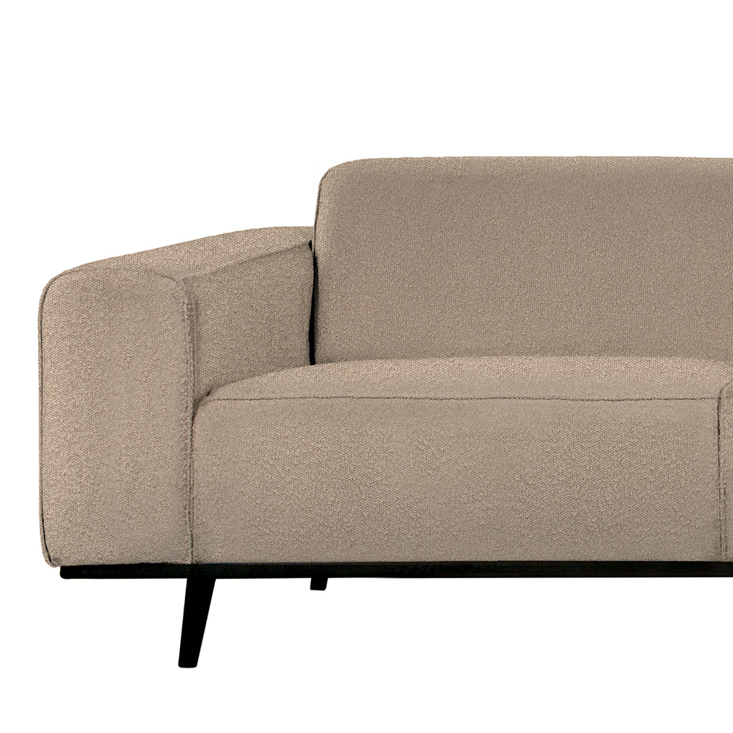 4 Sitzer Sofa STATEMENT XL Bouclé beige Couch Garnitur Couchgarnitur