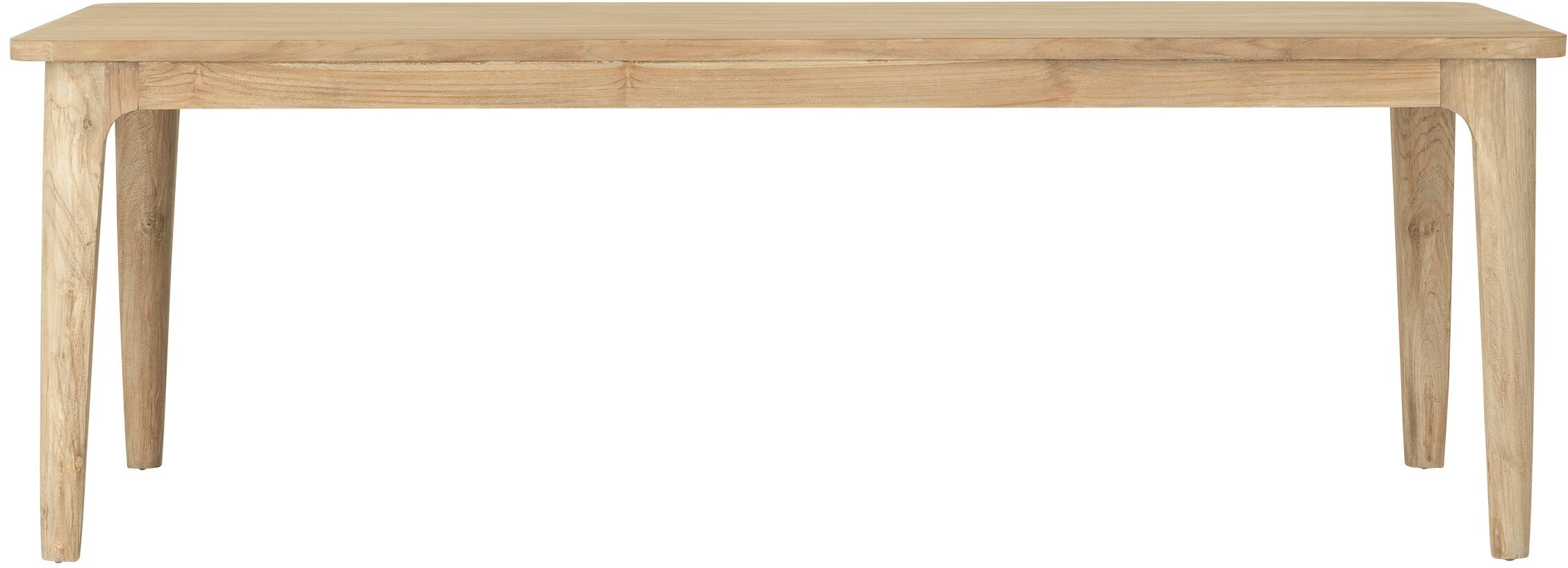 Esstisch Forte 225 x 90 cm Teakholz natur