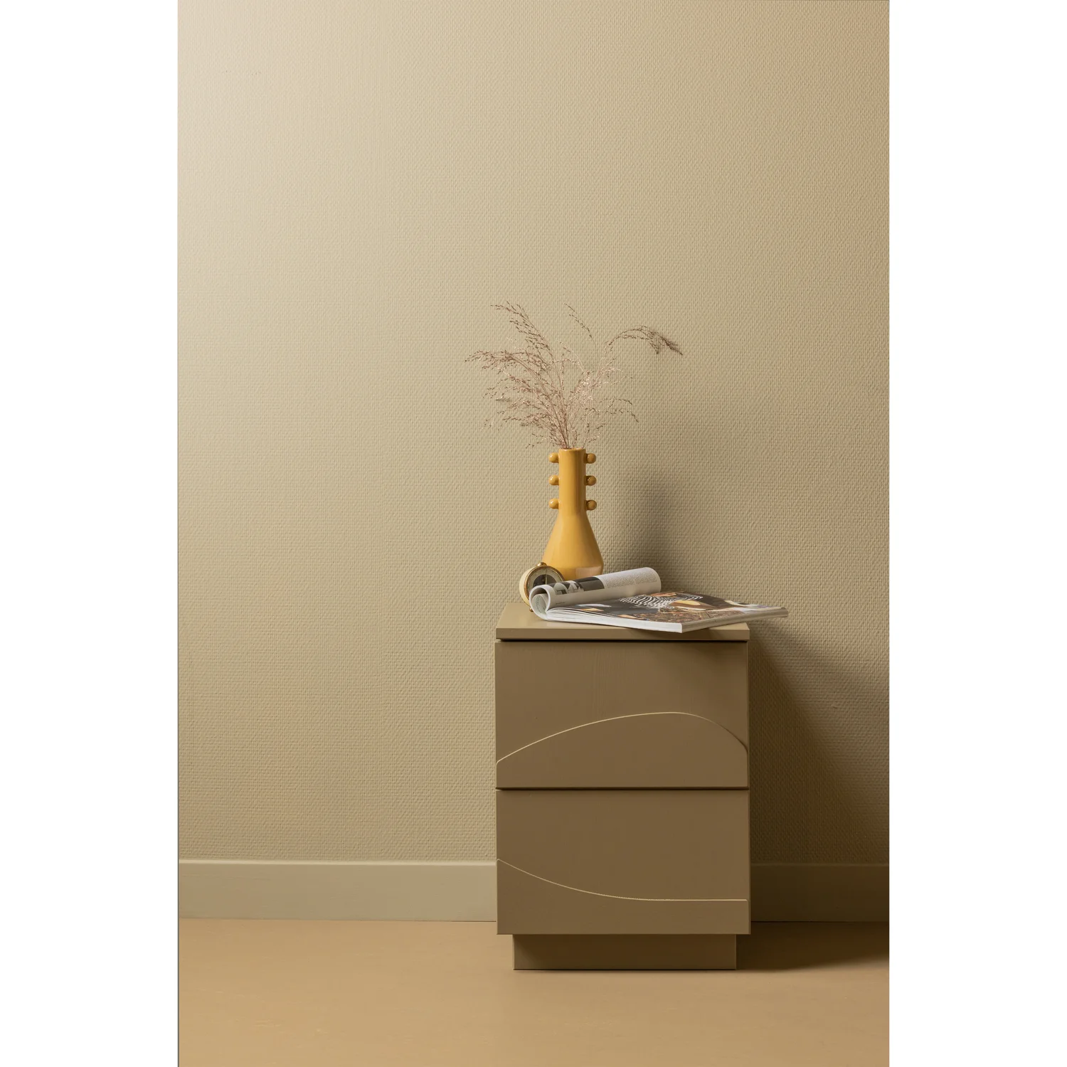 Nachtschränkchen TEO H 50 cm Kiefernholz mud