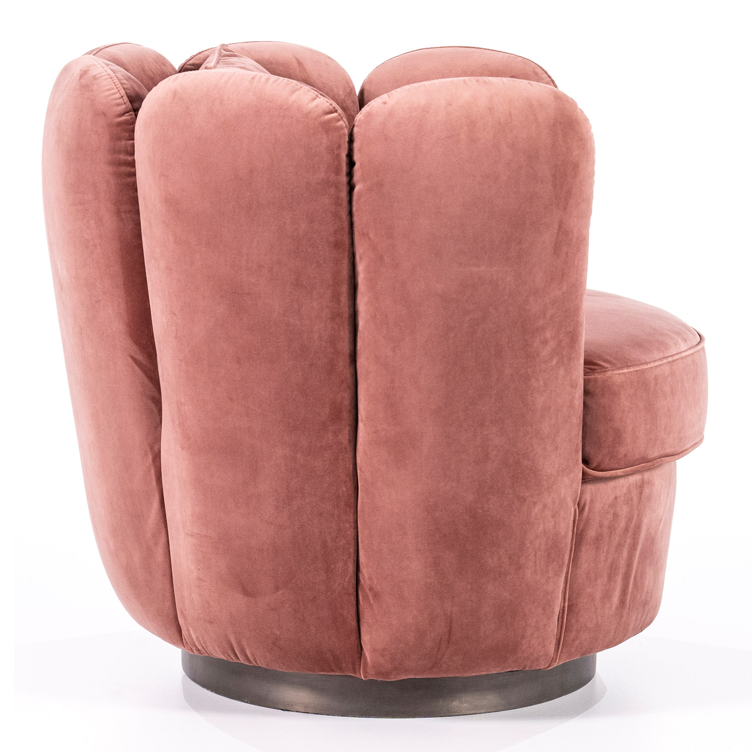Retro Sessel Maria drehbar Samt Loungesessel