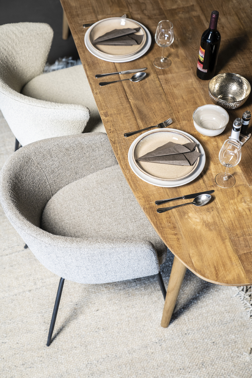 Stuhl SANTOS Copenhagen beige  Esszimmerstuhl
