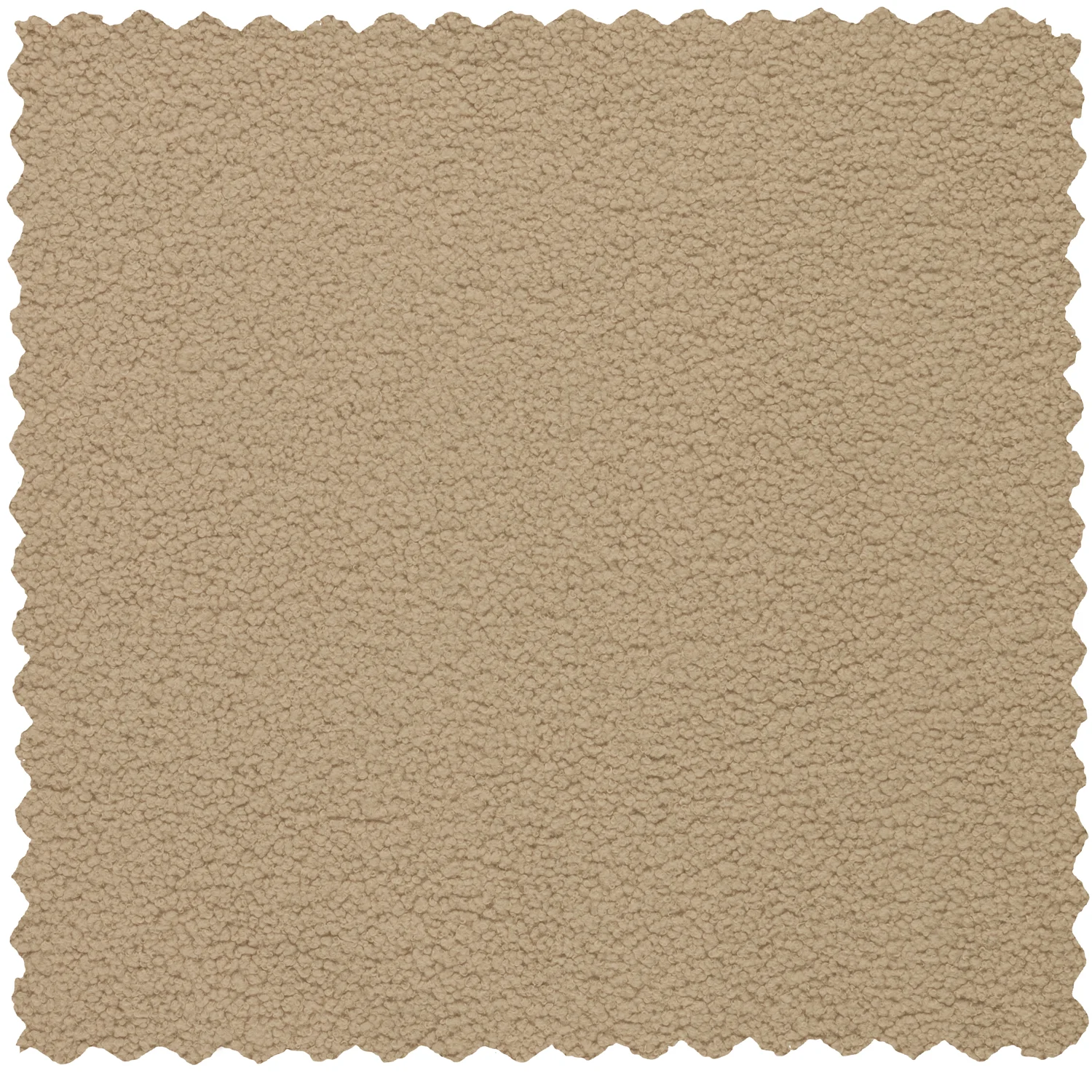 4 Sitzer Sofa Rocco B 230 cm Teddystoff sandfarben
