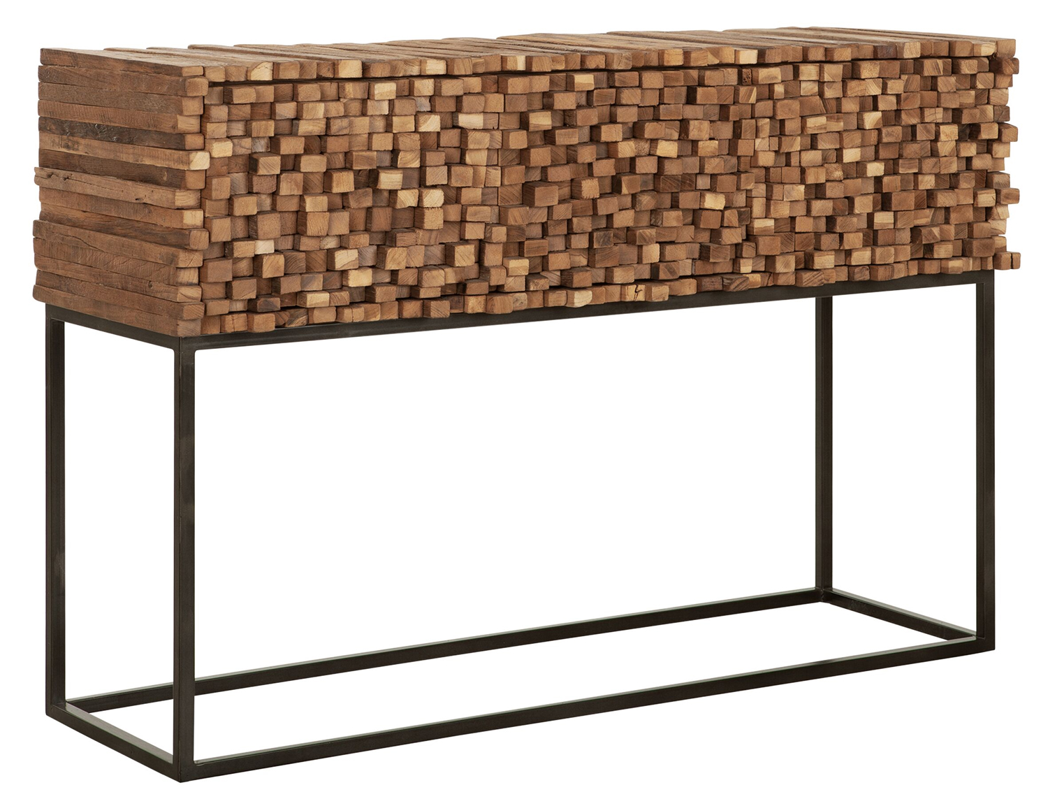 Sideboard Sticks B 125 cm Konsole recyceltes Teakholz