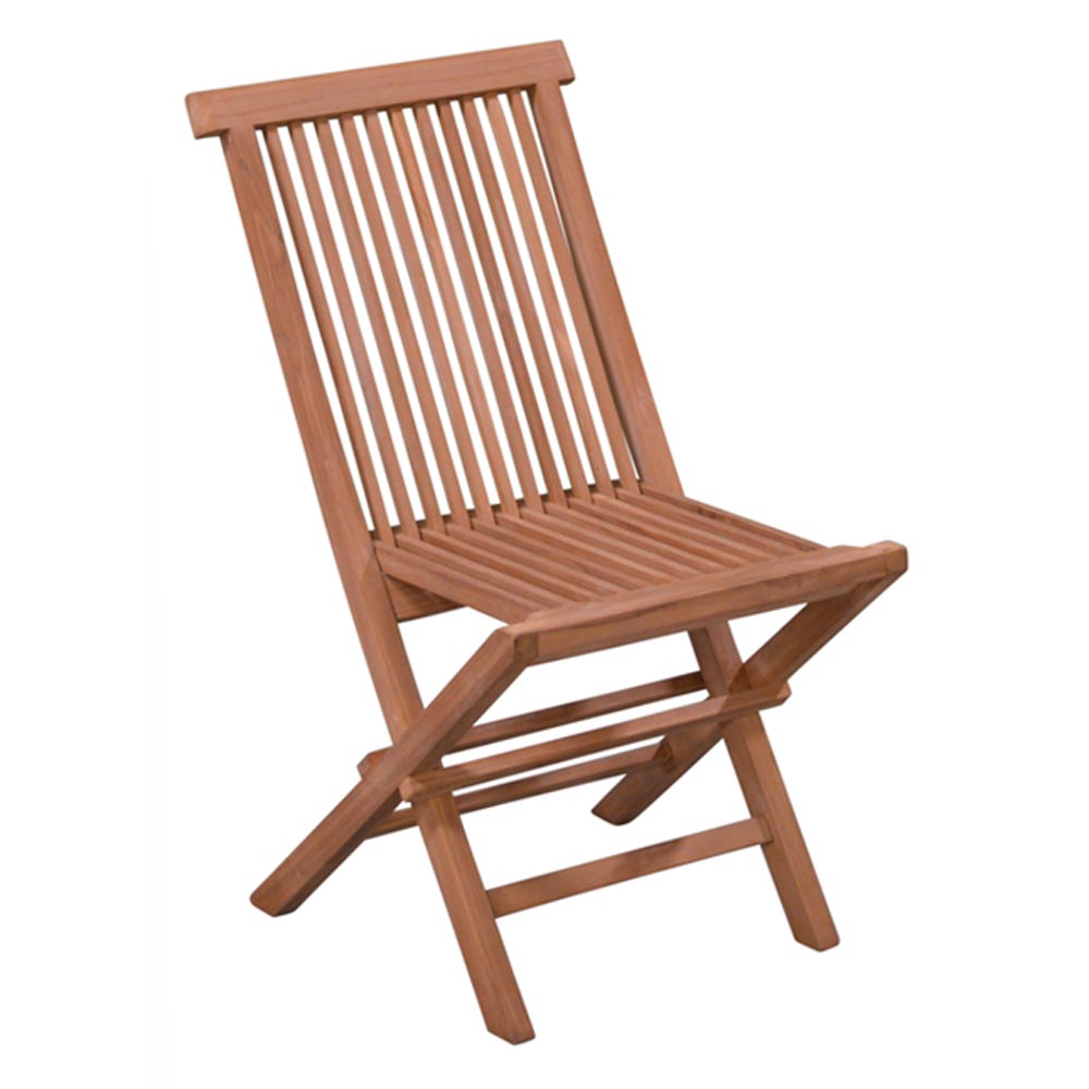 Gartenstuhl Klappstuhl aus Teakholz klappbar