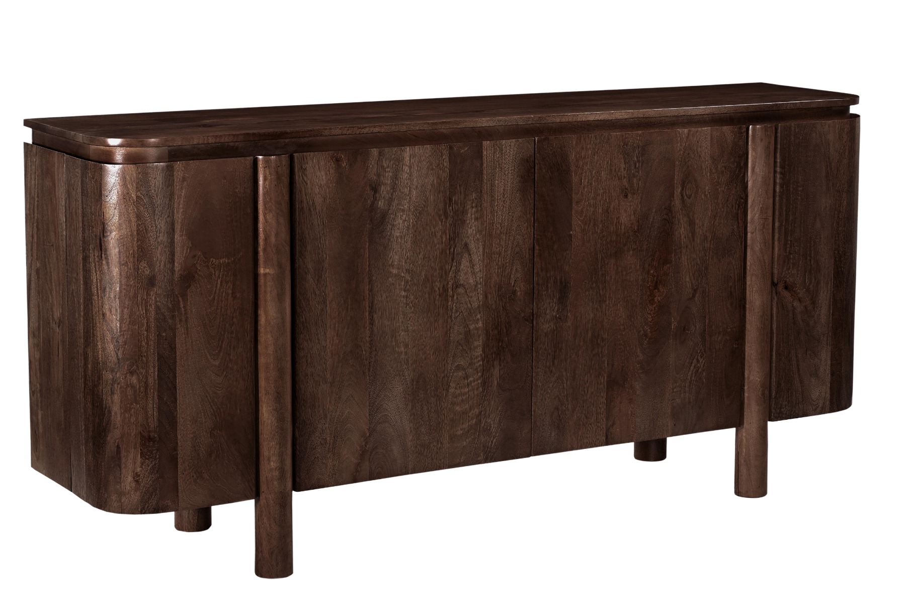 Kommode Salano 170 cm Mangoholz braun Sideboard Schrank