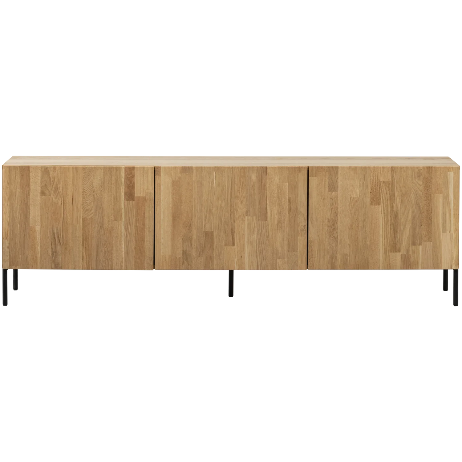 TV Möbel Lowboard BONO Gravure 180 cm Eiche natur