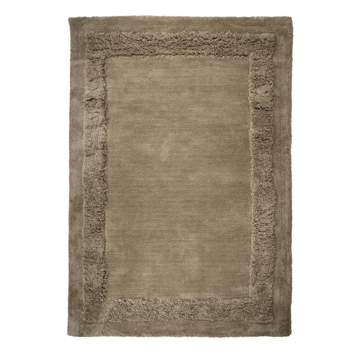 Vintage Teppich Tura 230 x 160 cm handgetuftet taupe Carpet