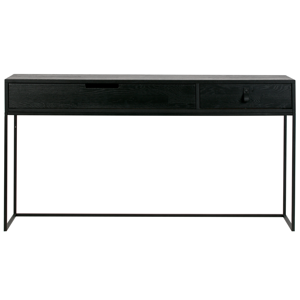 woood Konsolentisch Silas 140 cm Beistelltisch schwarz