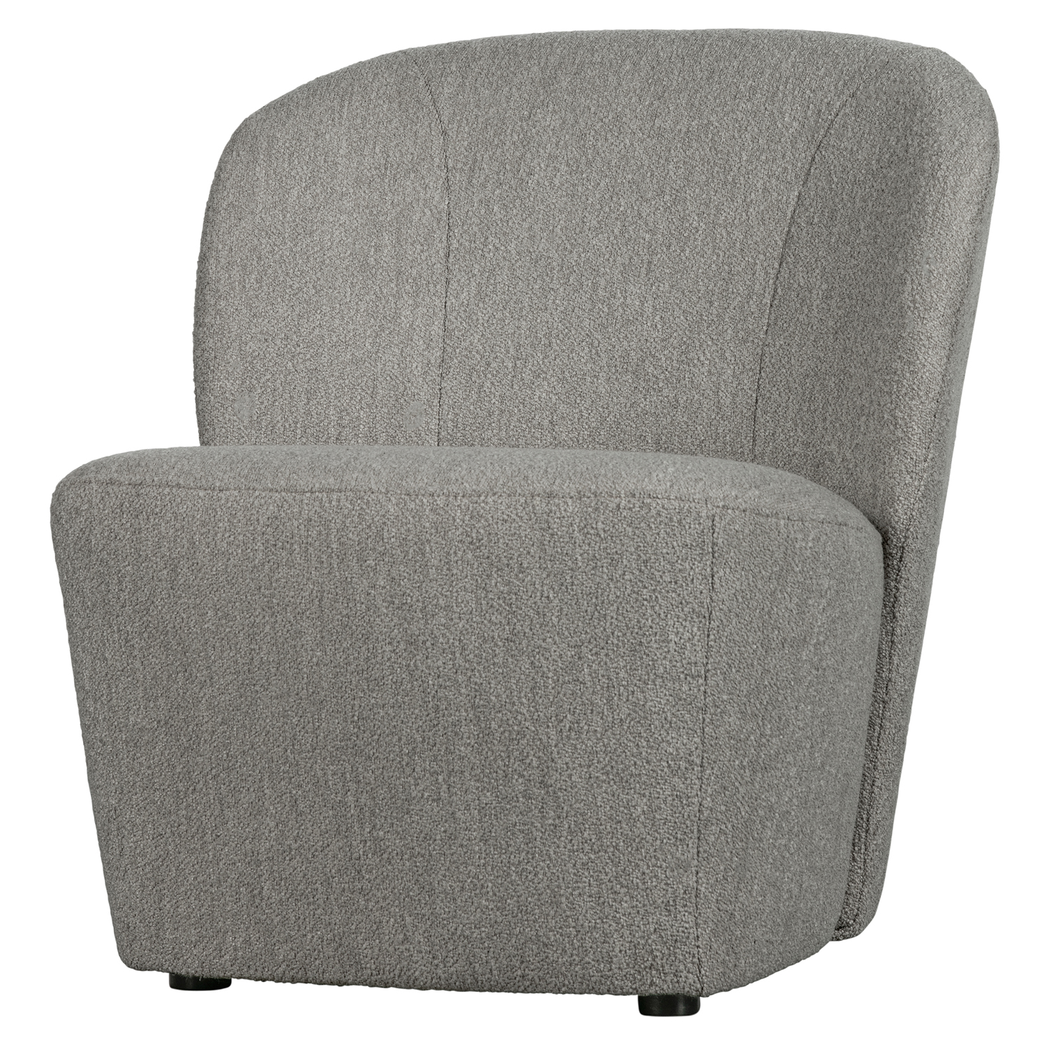 vtwonen Loveseat Sessel Lofty Bouclé grau Loungesessel