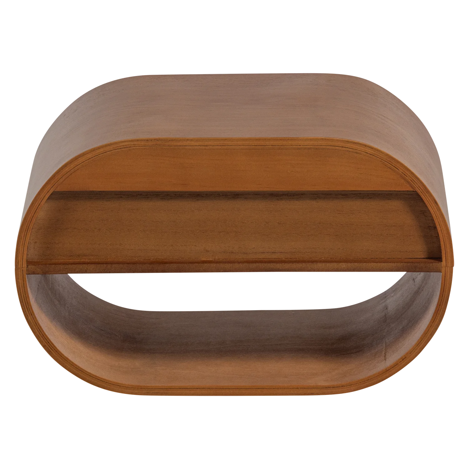 Wandregal Nachtschränkchen MOMO hängend MDF Holzmaserung braun