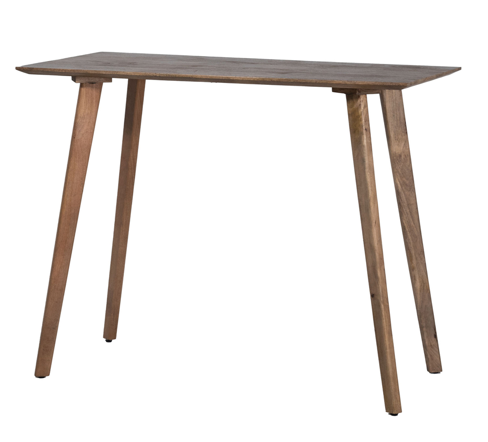 Bartisch Stockholm Mangoholz 140 cm Höhe 110 cm