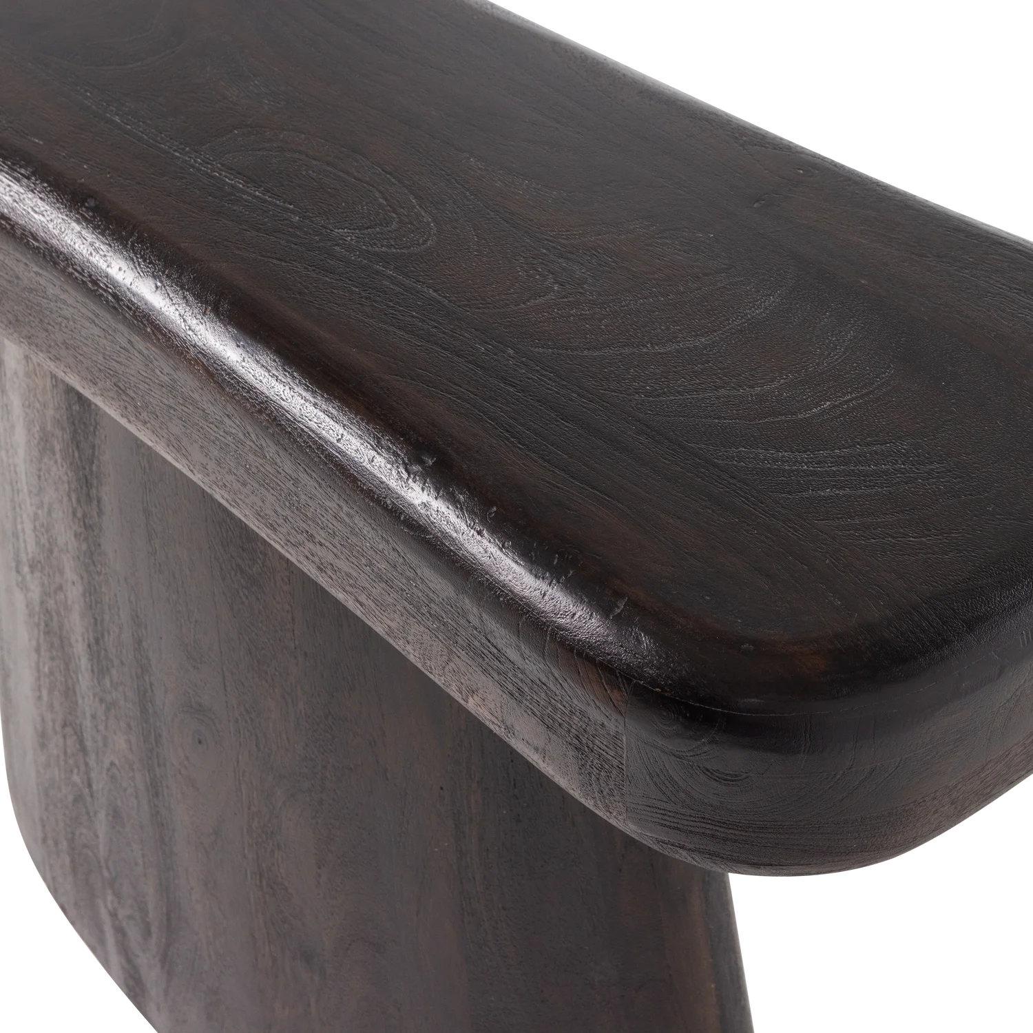 Konsolentisch AMCO 120 x 40 cm Beistelltisch Mango Massivholz schwarz