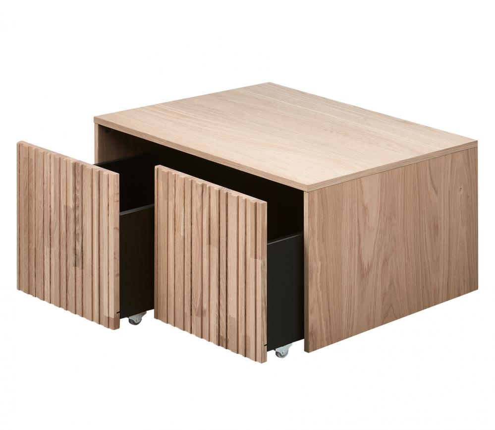 Bank mit Schubladen NEW GRAVURE Sitzbank Flur Eiche