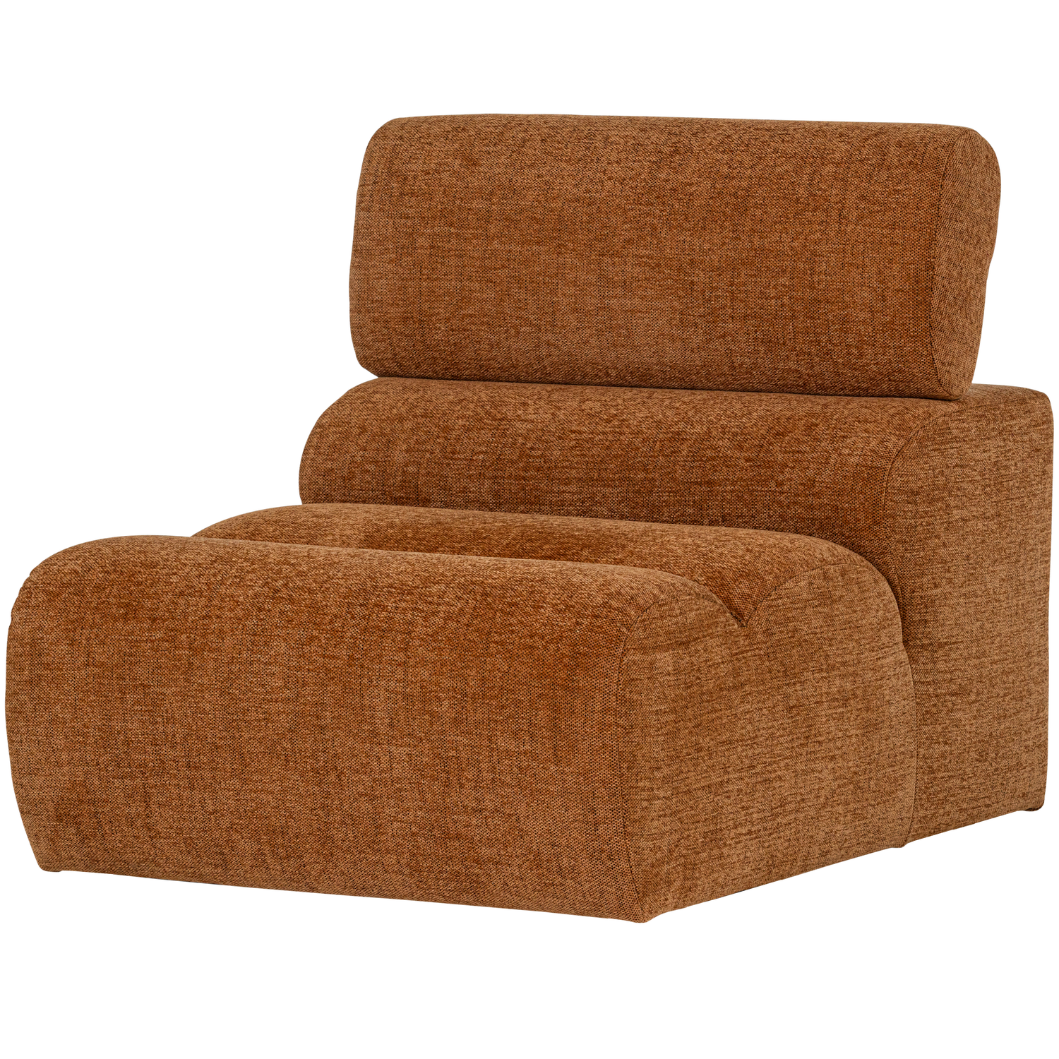 Sofaelement NOVI 82 cm Element Webstoff orange melange