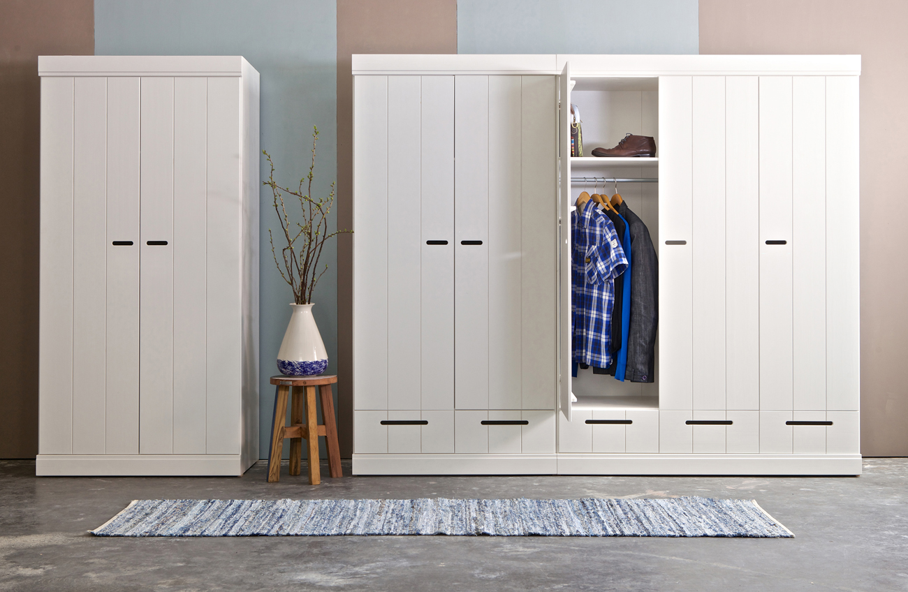 Kleiderschrank CONNECT 94 cm Kiefer weiss