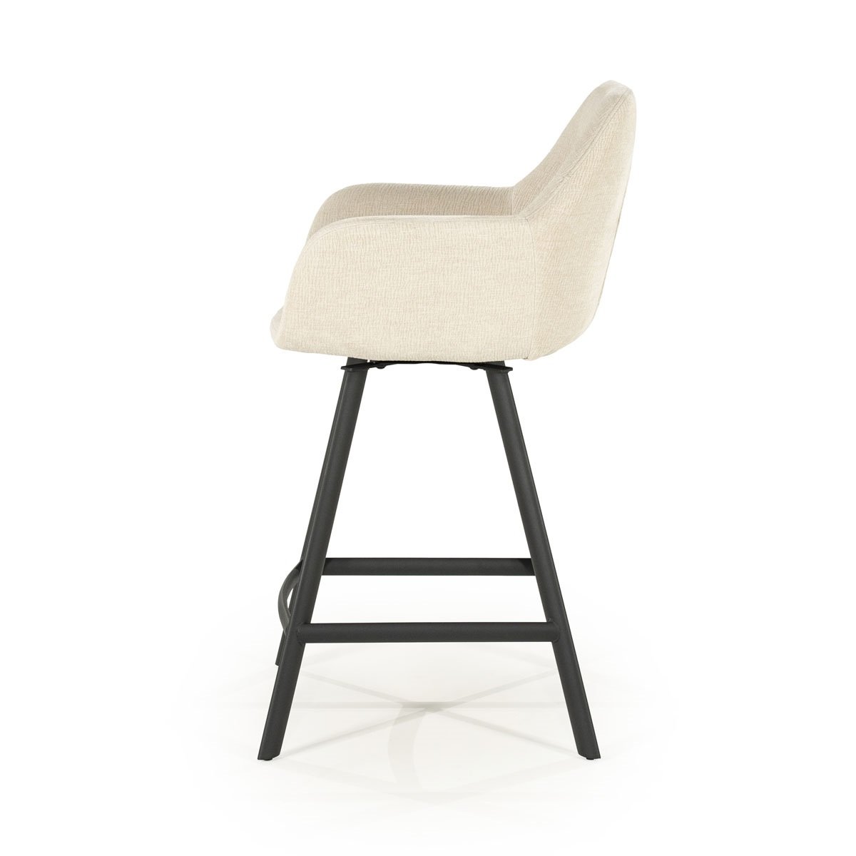 Barstuhl Bliss SH 68,5 beige mit Armlehne drehbar Drehstuhl Barhocker