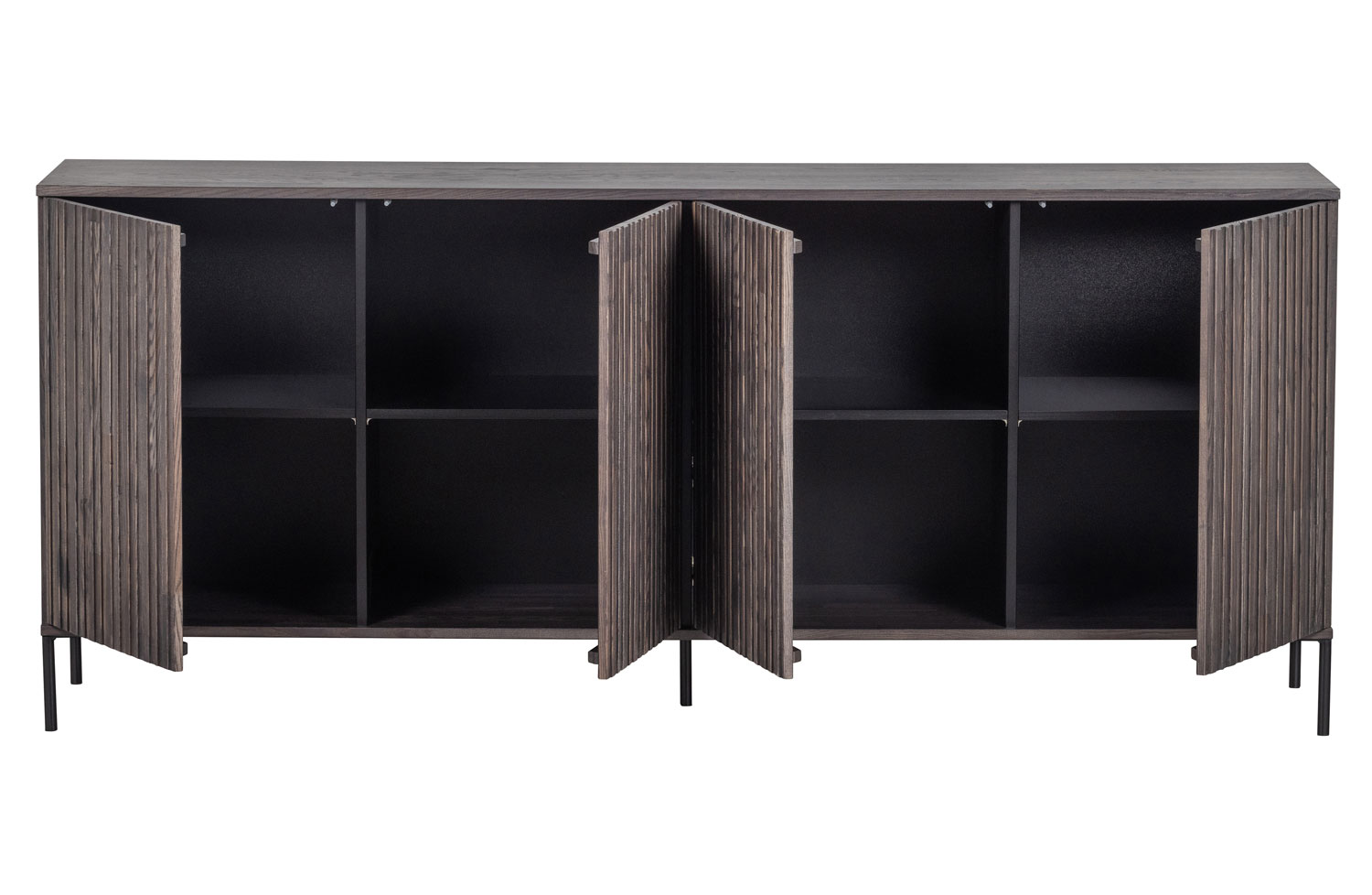 Sideboard New Gravure 200 cm Esche furniert espresso