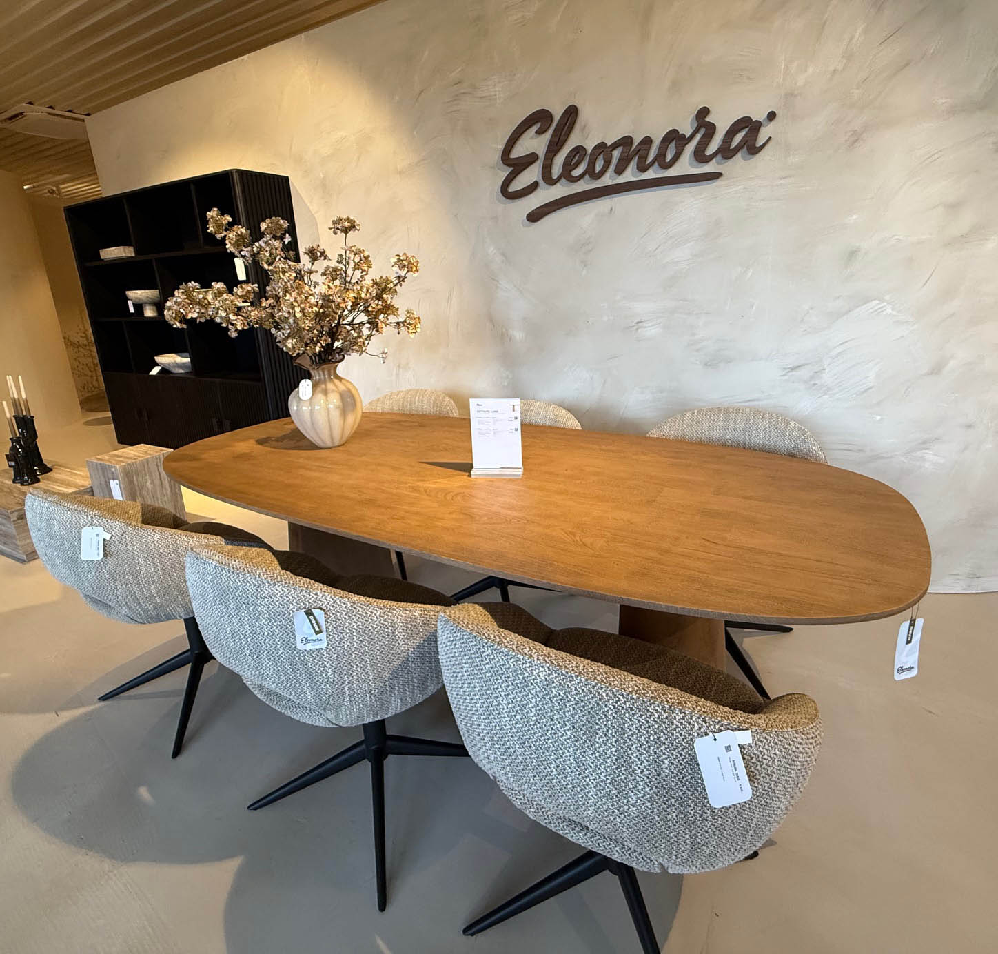 Esstisch Lune oval 300 x 105 cm Mangoholz