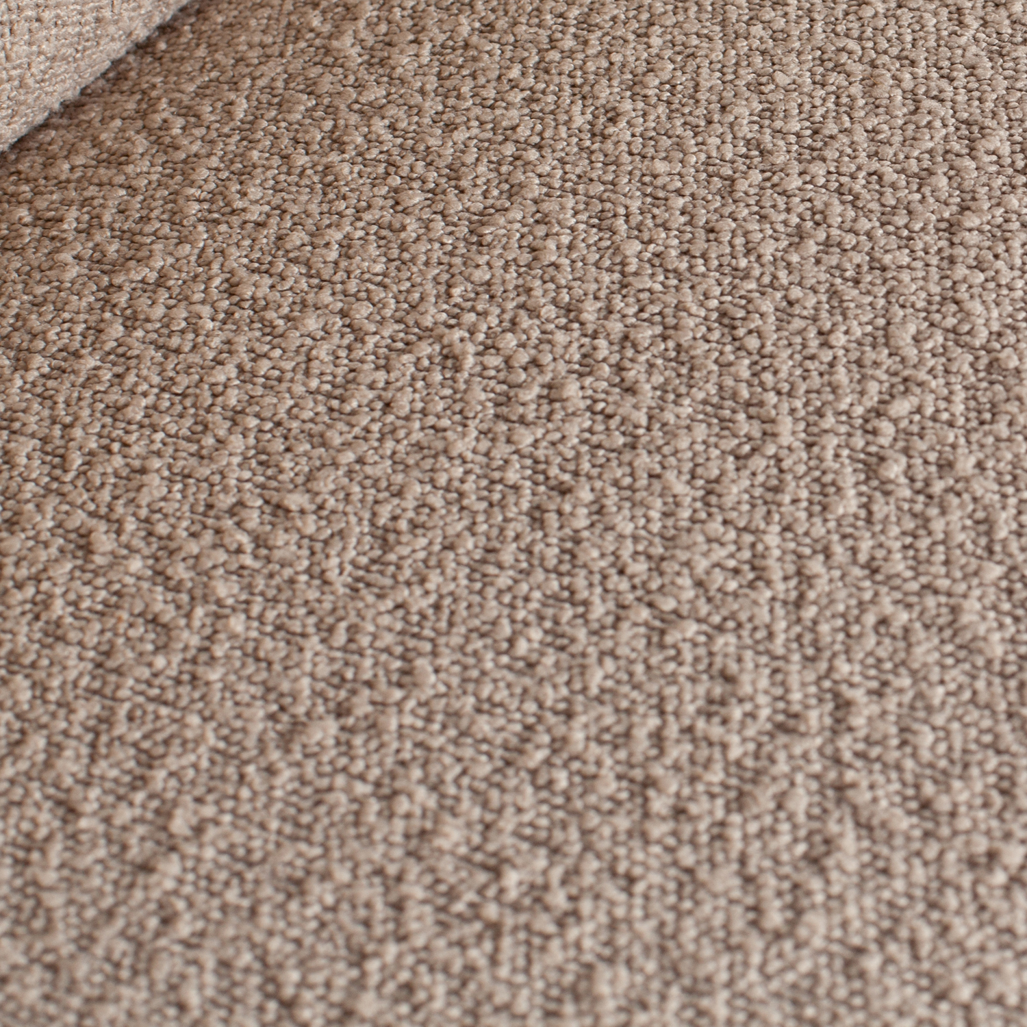 Ecksofa Statement Bouclé beige Longchair rechts