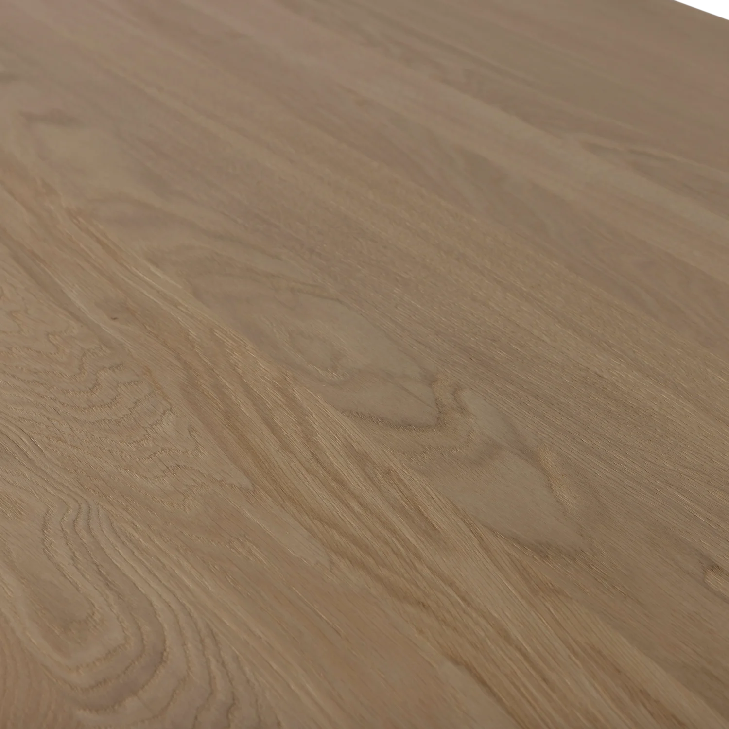 Esstisch TABLO abgerundet 179 x 99 cm Eiche Massivholz natur