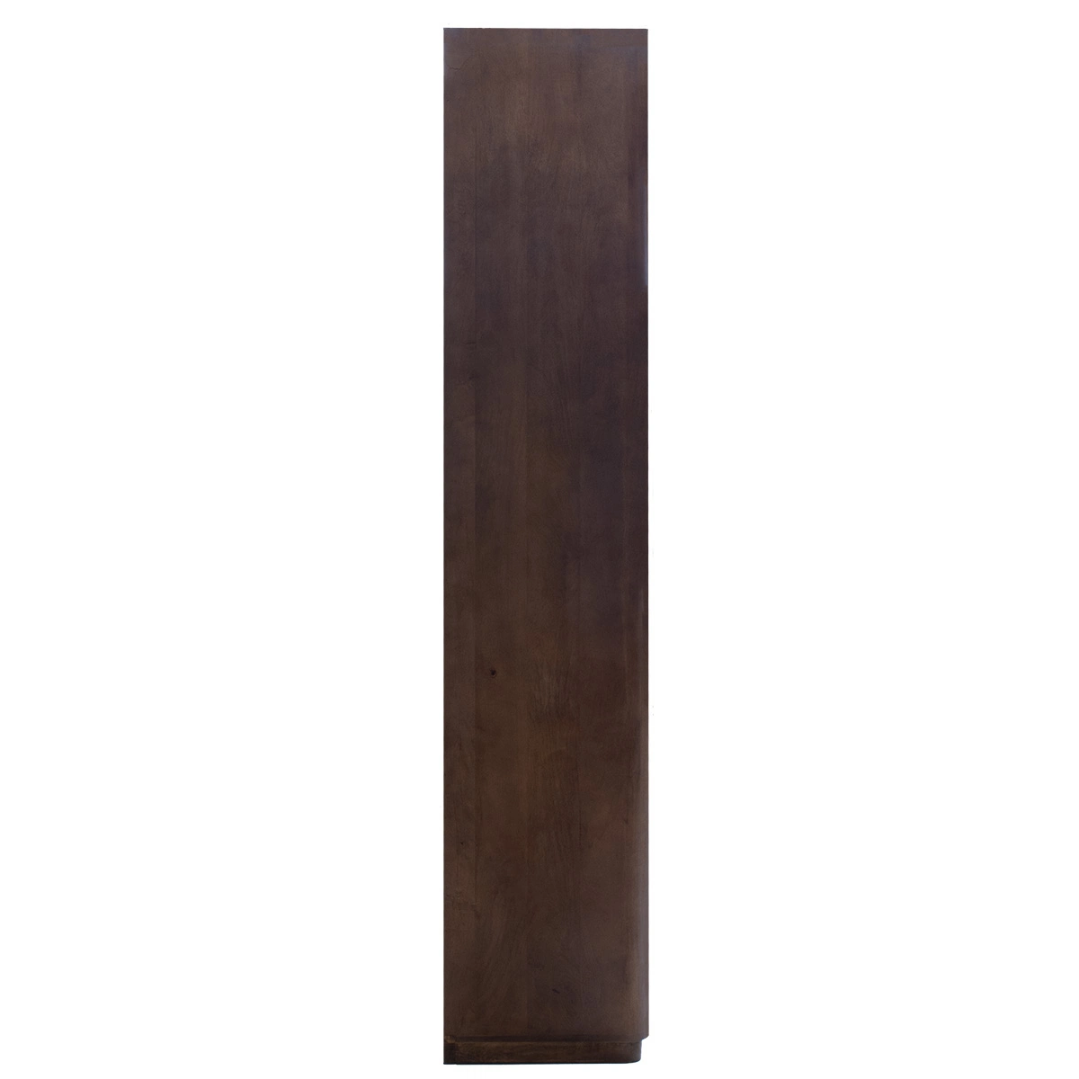 Wandschrank Regal Linn H 220 cm Mangoholz dunkelbraun Schrank