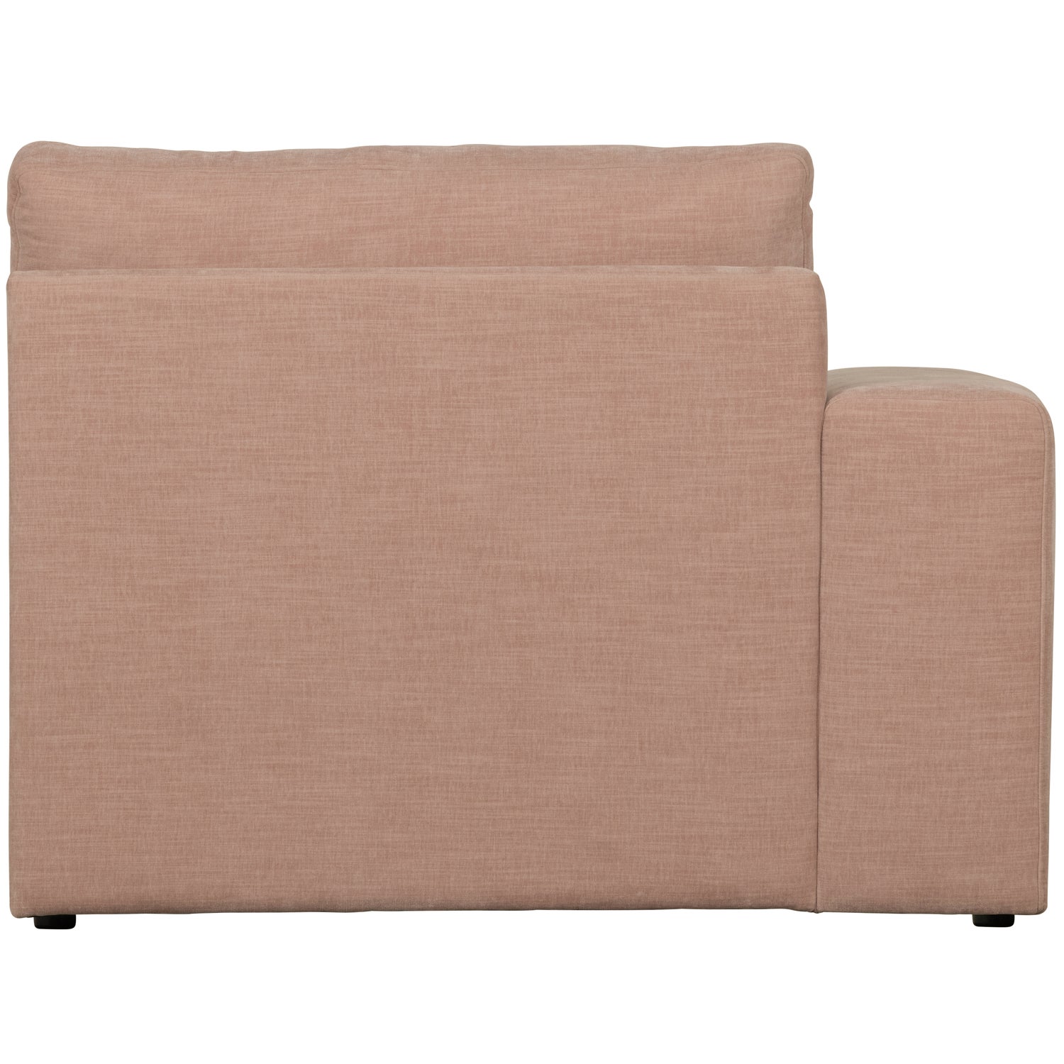 Sofaelement FAMILY mit Armlehne links Element Webstoff rosa