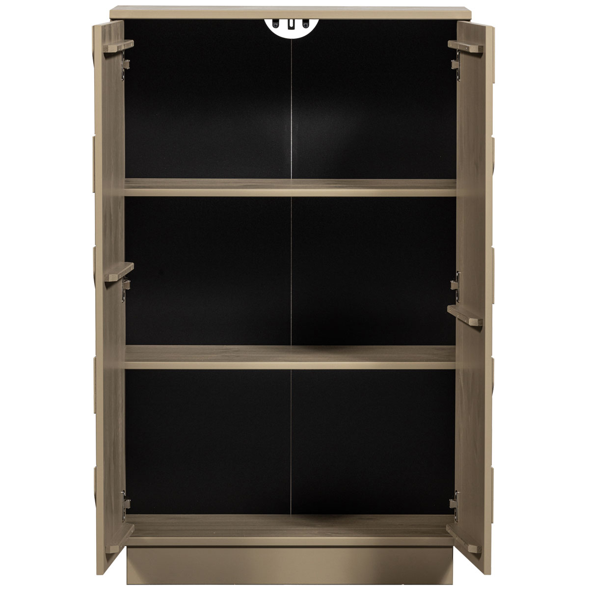 Schrank Highboard TEO Kiefer massiv mud
