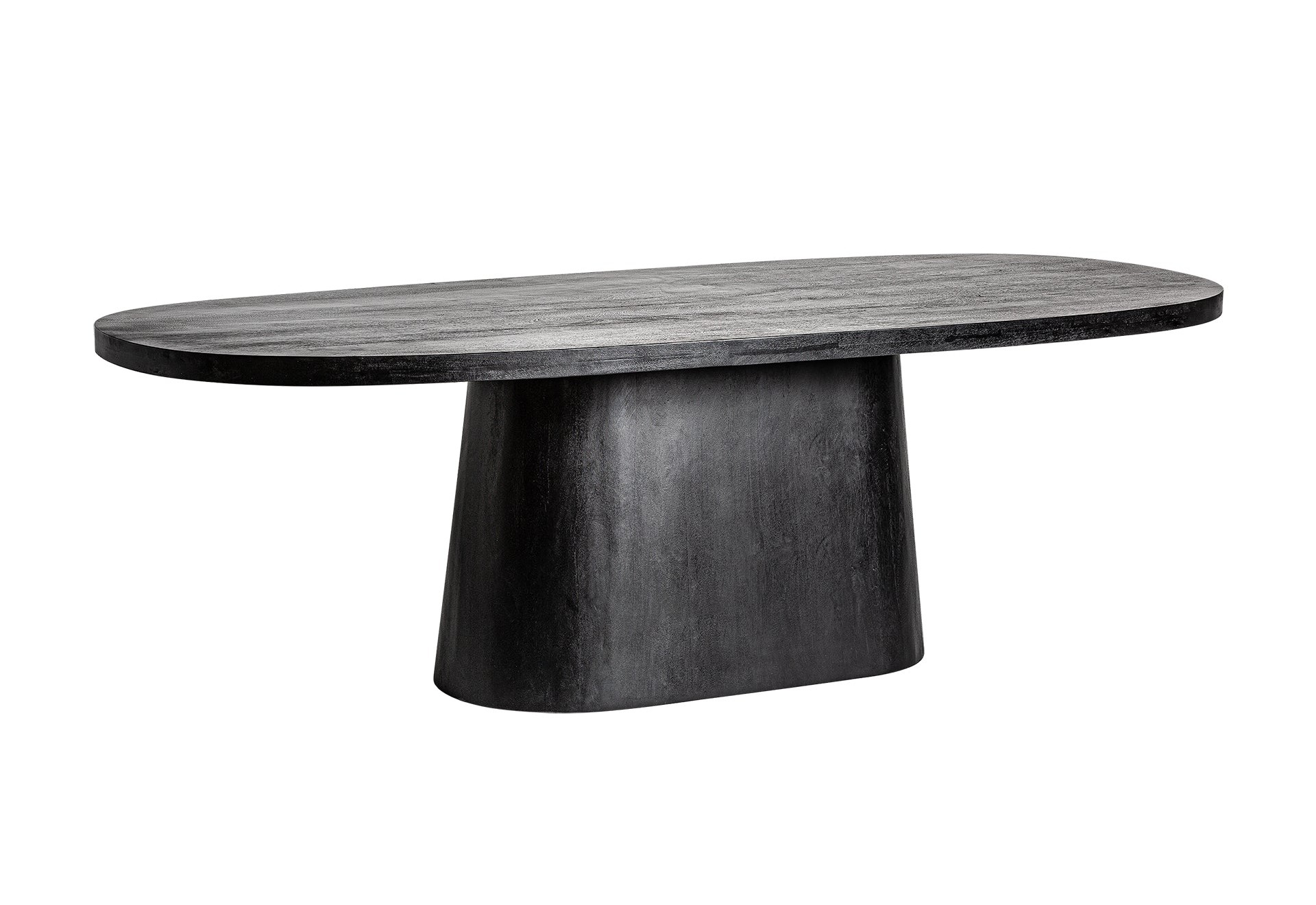 Esstisch NAUEN 250 cm schwarz Mangoholz