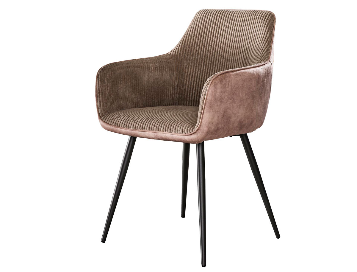 2er Set Esstischstuhl SOUL Ribcord sandfarben