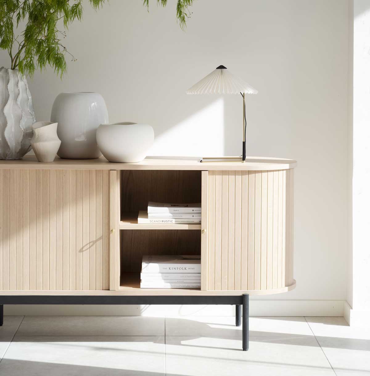 Sideboard Kommode HILLEVI whitewash Eiche