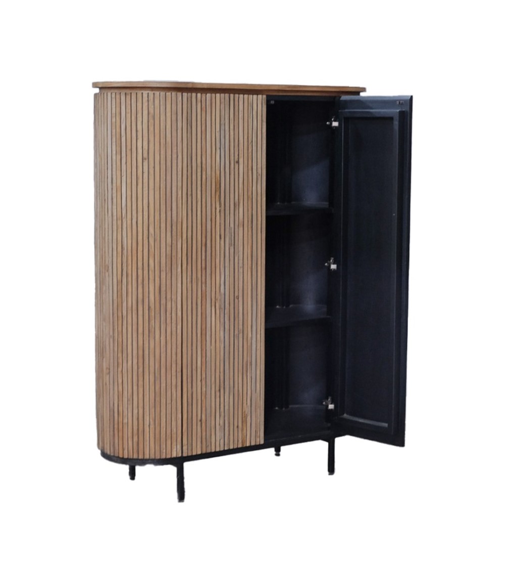 Schrank Kabinett LAUSANNE Teakholz