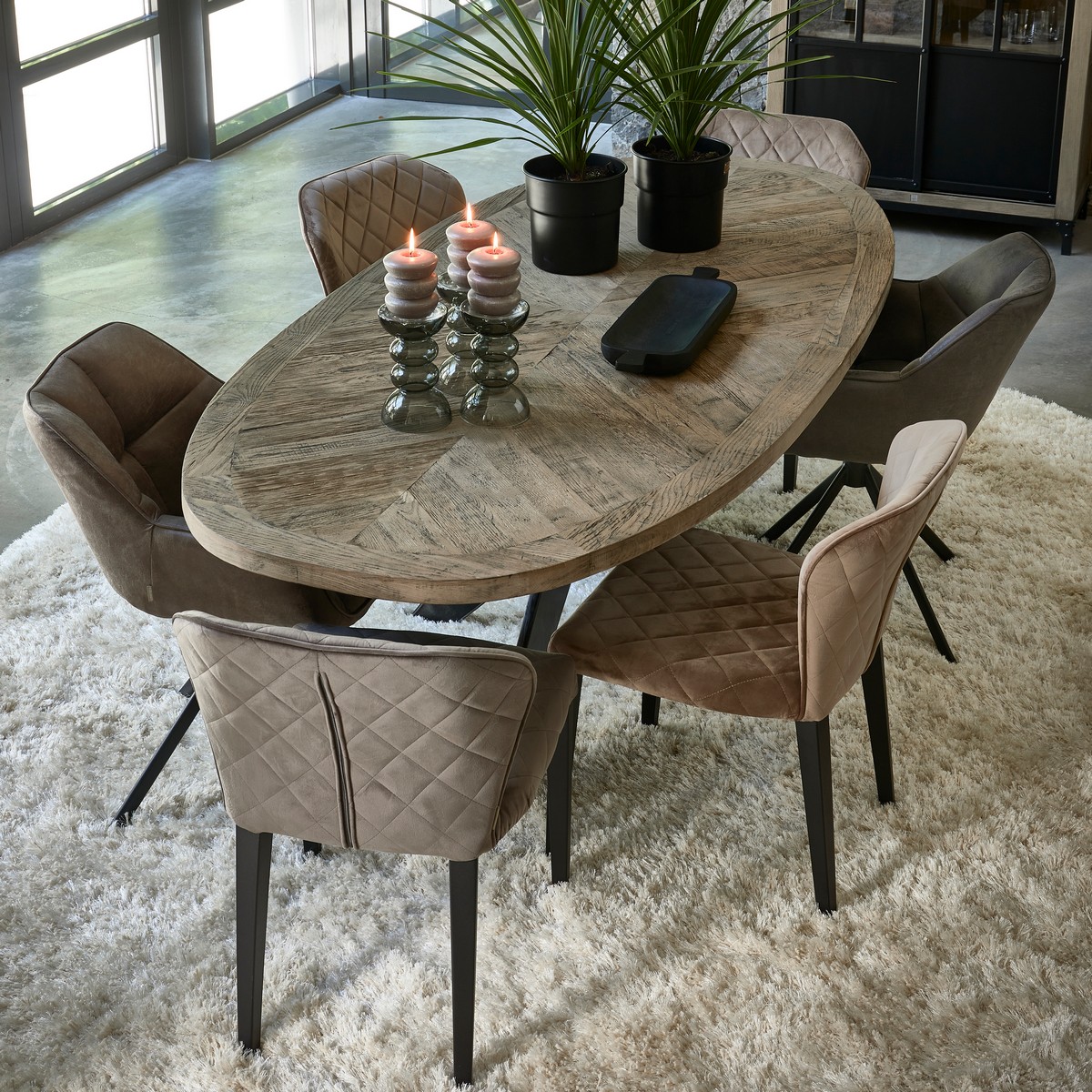 Rivièra Maison CARNABY Armlehnstuhl drehbar Pellini Coffee