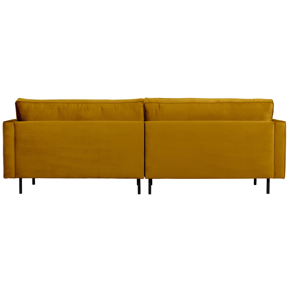 3 Sitzer Sofa Rodeo Samt Velvet ocker Couch Garnitur Couchgarnitur