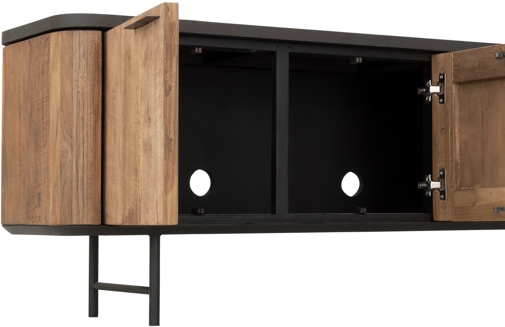 TV Möbel Soho 190 cm recyceltes Teakholz Mortex Lowboard